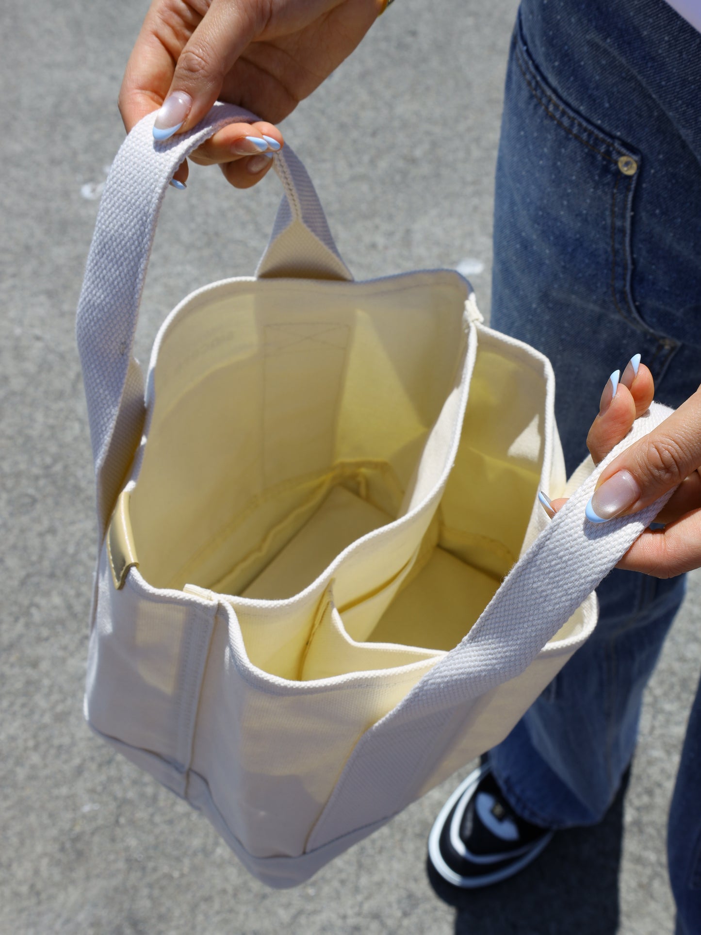"Little Errand Buddy" Tote - Matcha Edition