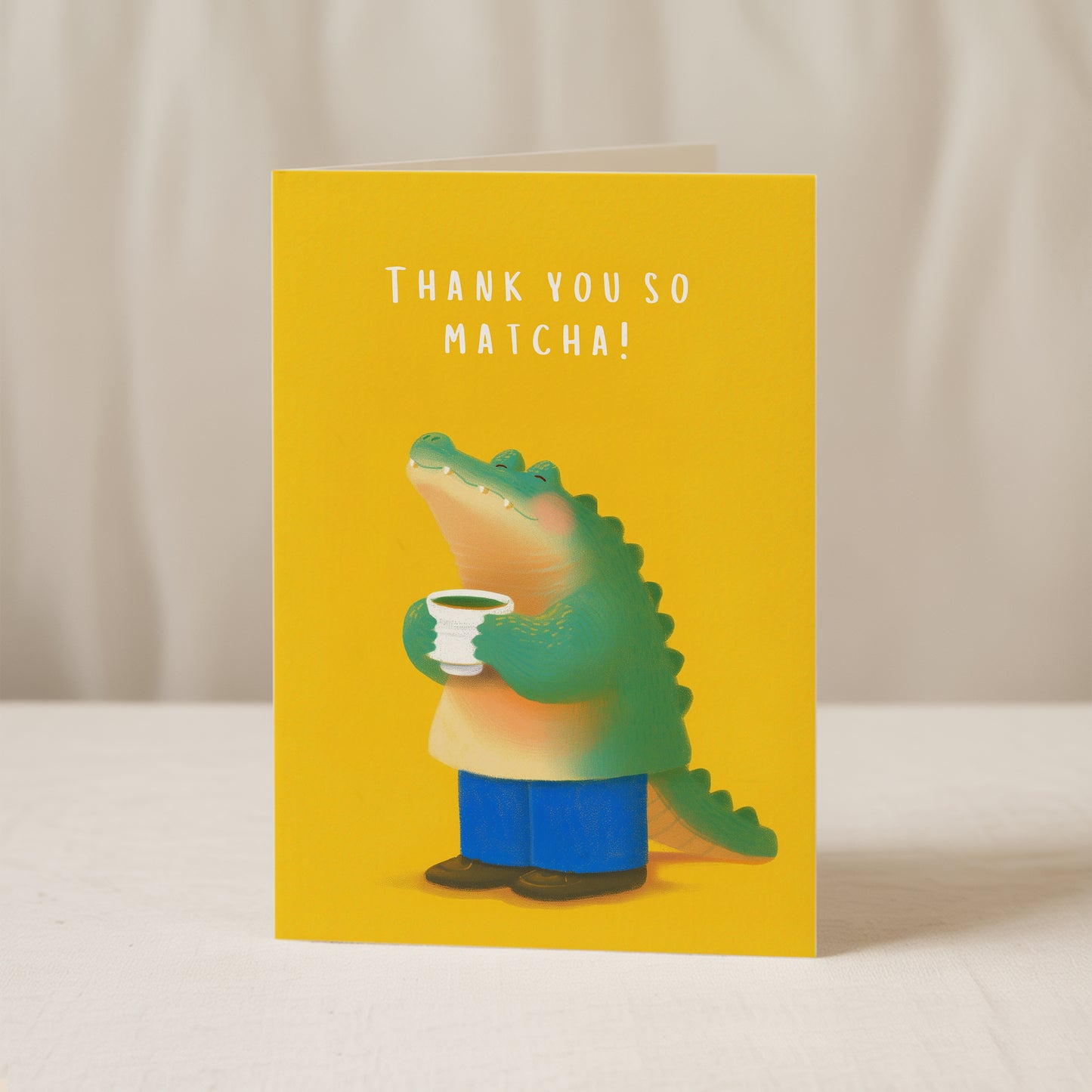 "I Love You & Thank You So Matcha" Set of 2 Greeting Cards