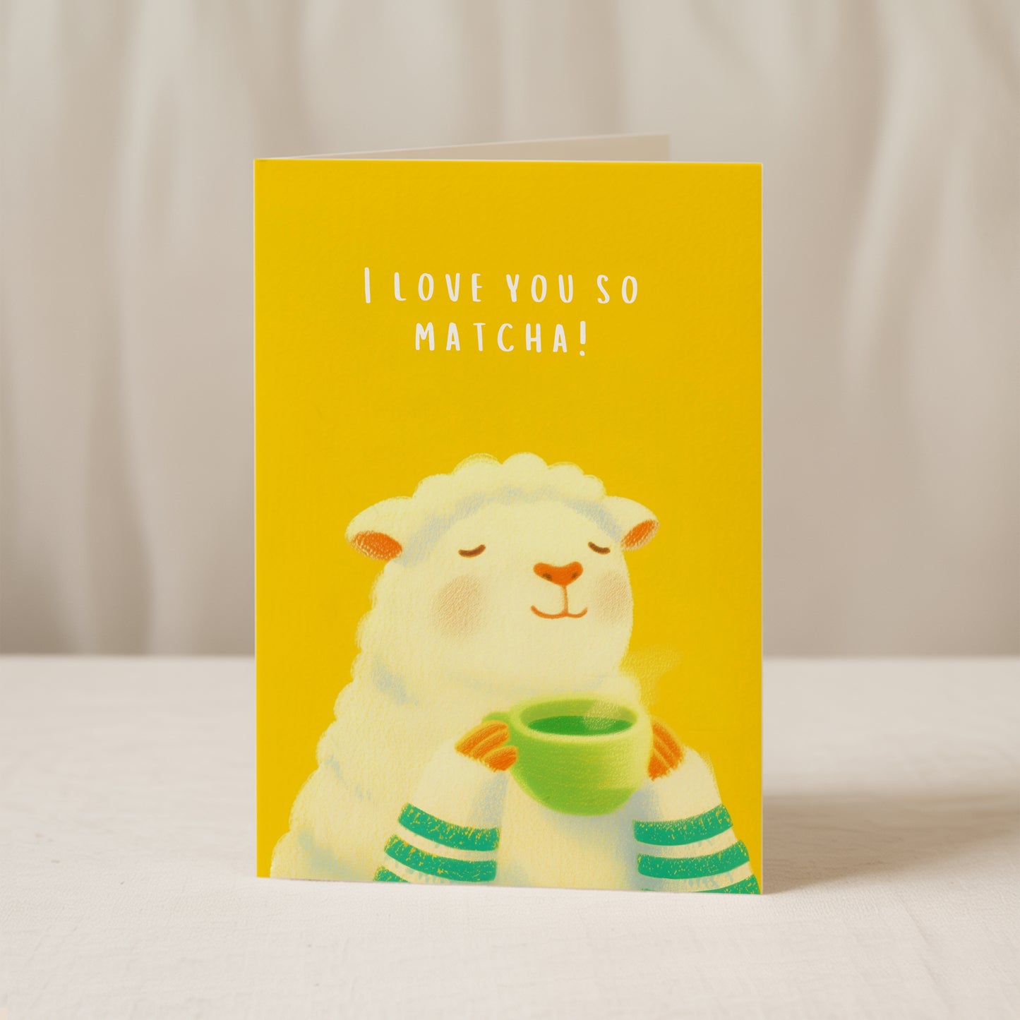 "I Love You & Thank You So Matcha" Set of 2 Greeting Cards