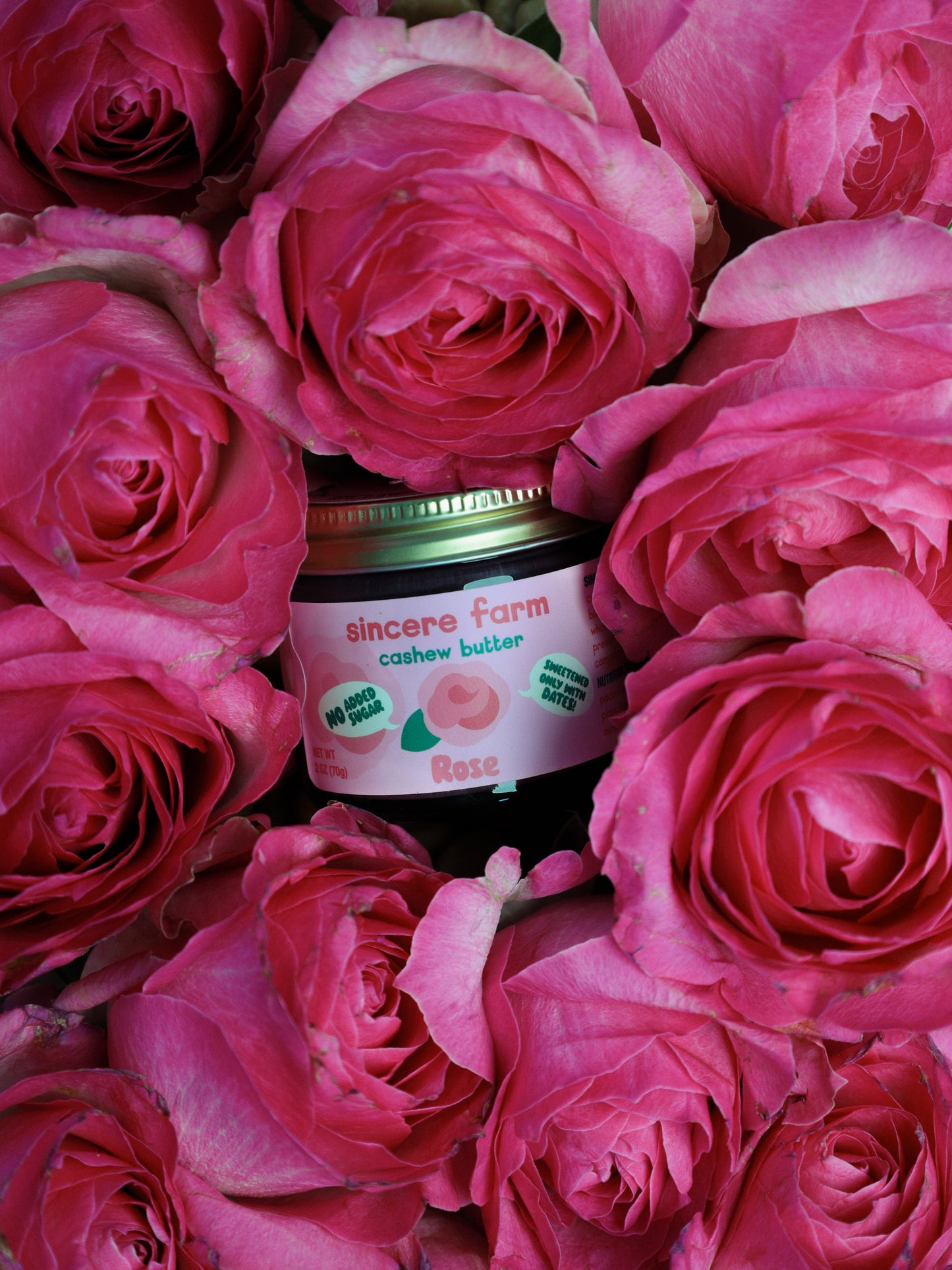 Summer Rose Cashew Butter - Mini Jar