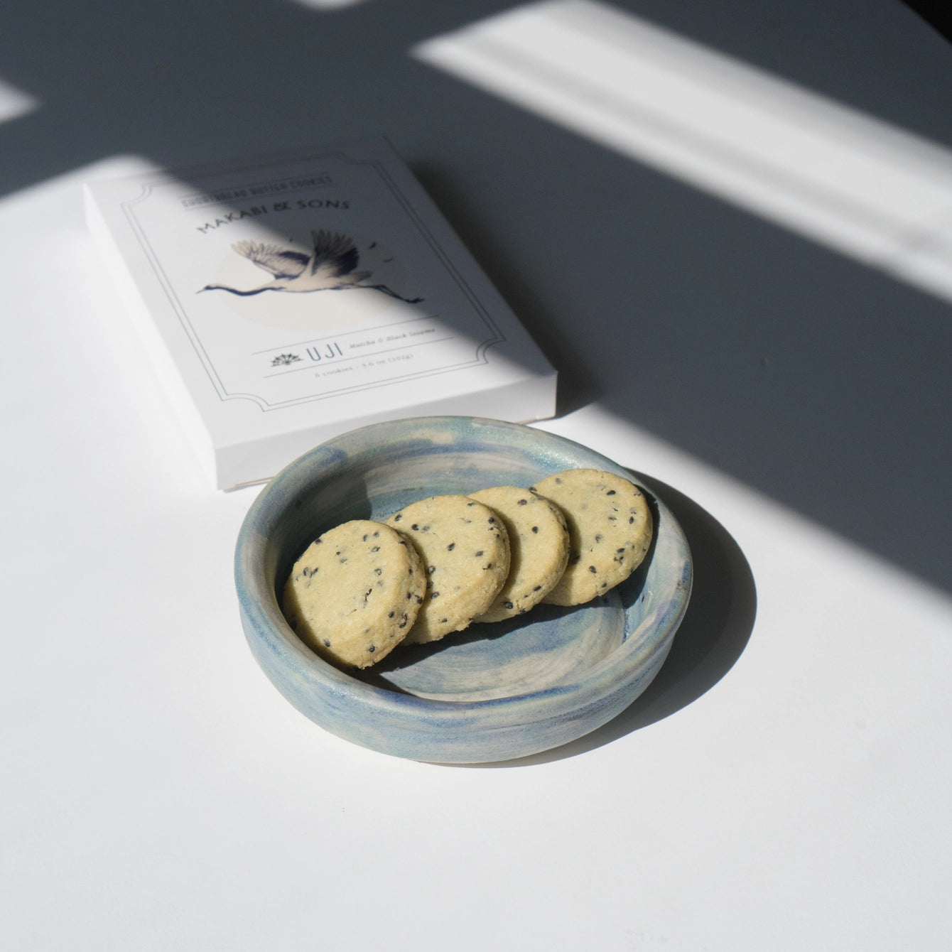 Makabi & Sons - Matcha Toasted Black Sesame Cookies (Uji)