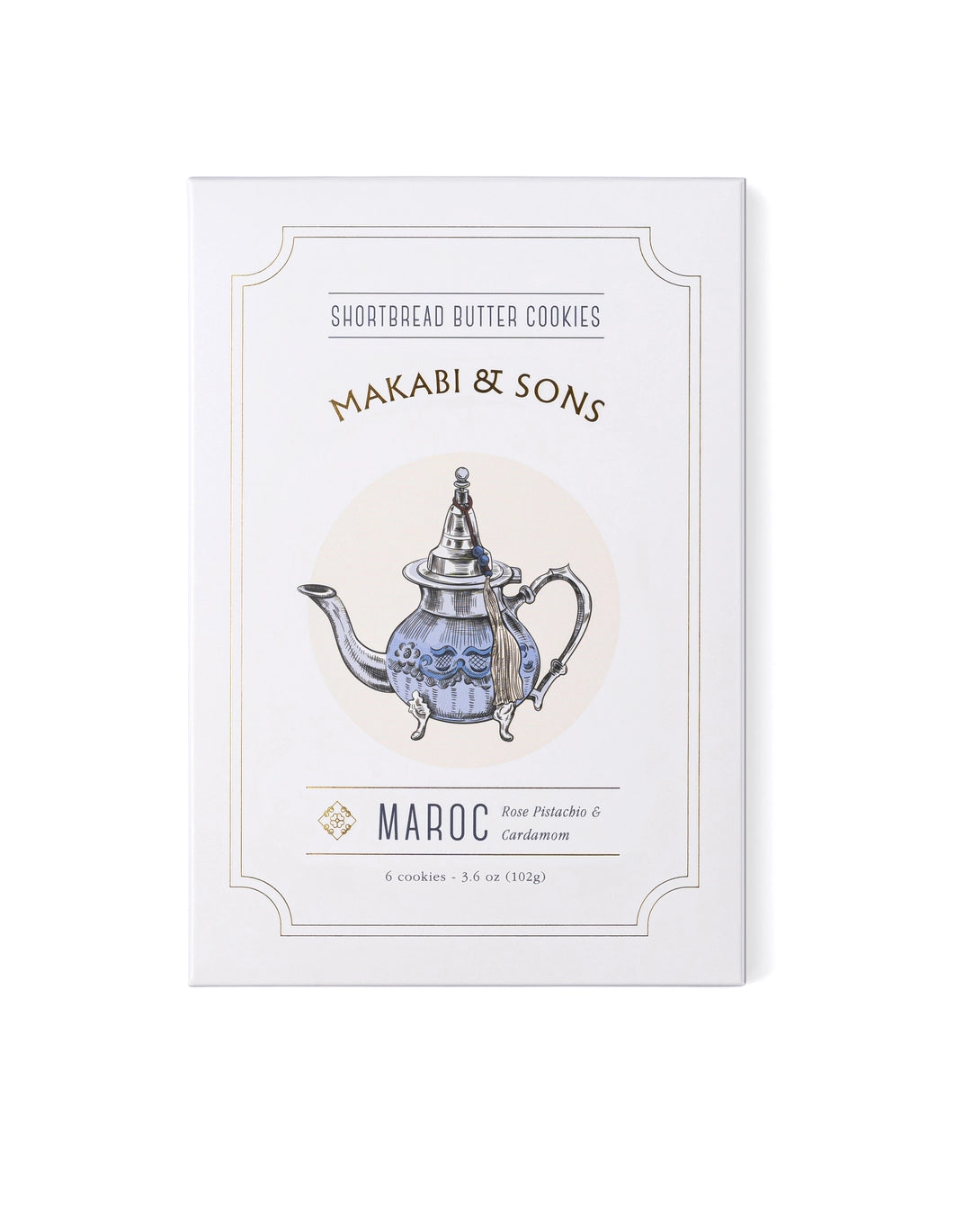 Makabi & Sons - Rose Pistachio Cardamom Cookies
