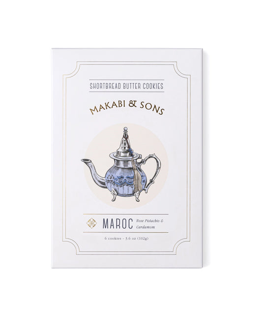 Makabi & Sons - Rose Pistachio Cardamom Cookies