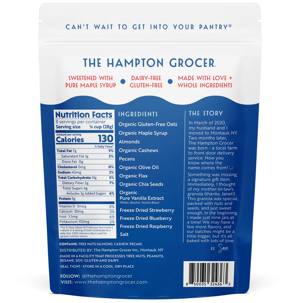 [The Hampton Grocer] Triple Berry Crisp Granola