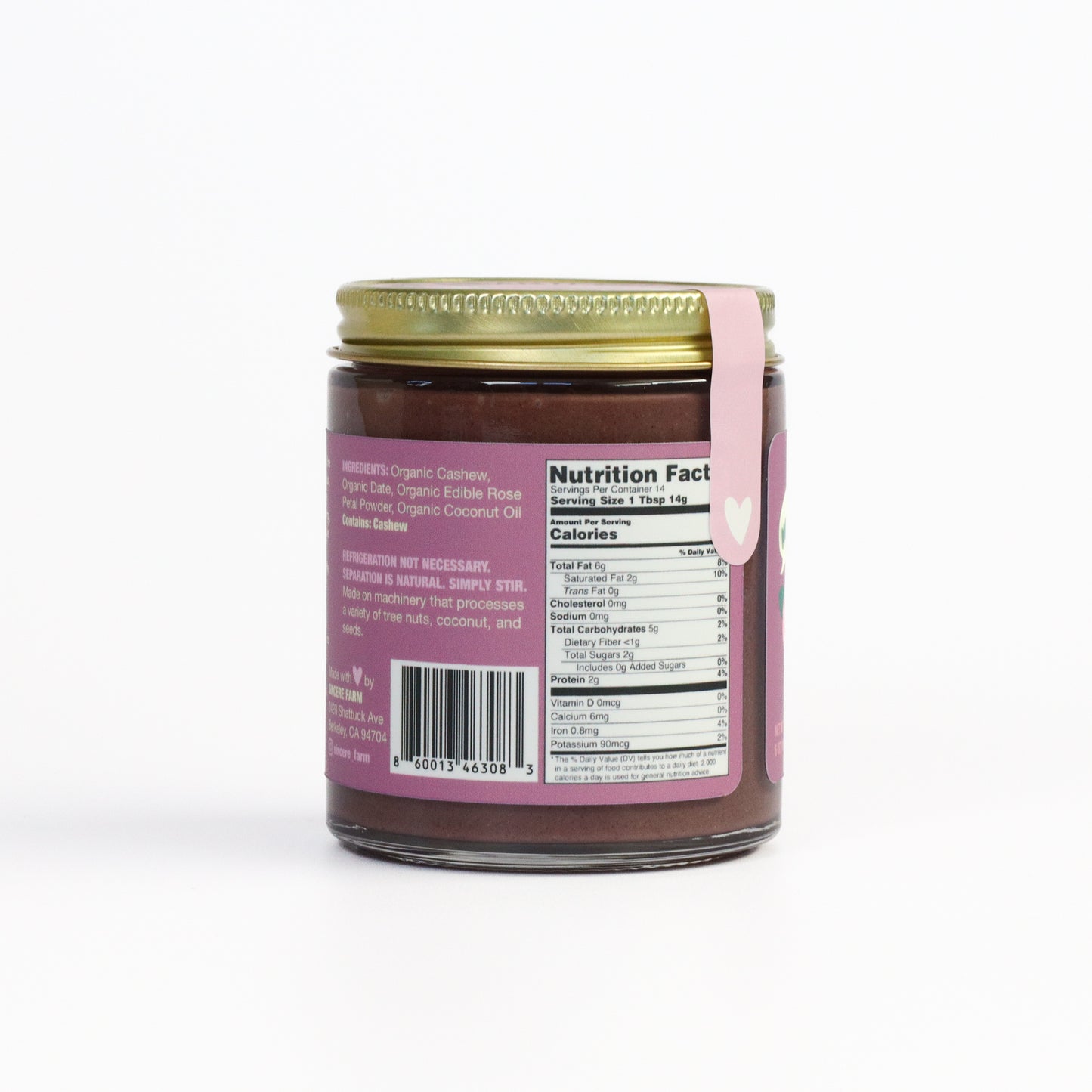 Summer Rose Cashew Butter - Limited Quantities