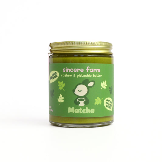 Matcha Cashew Pistachio Butter