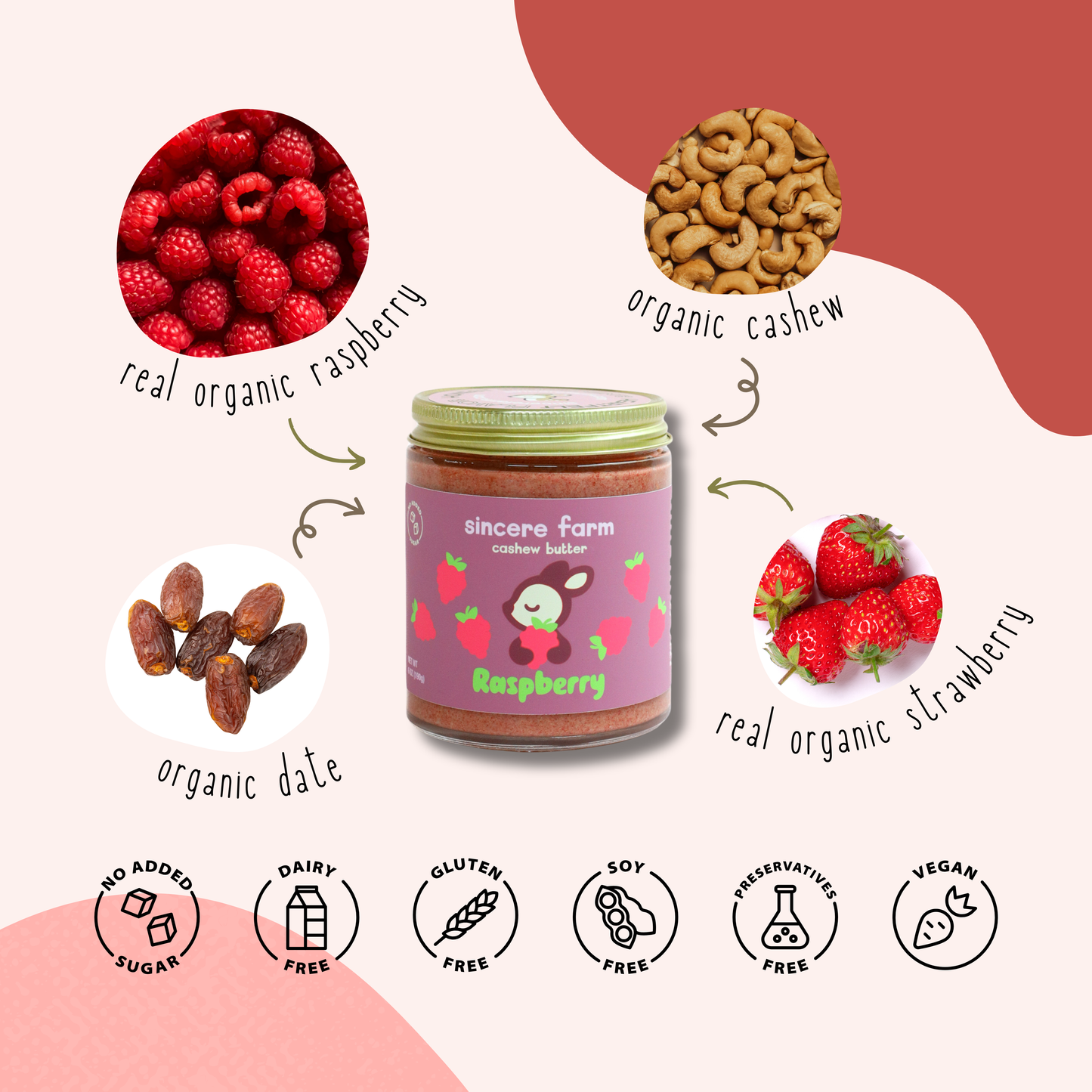 Raspberry Cashew Butter