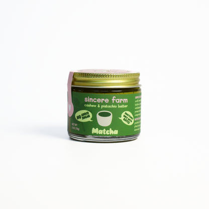 Matcha Cashew Pistachio Butter - Mini Jar