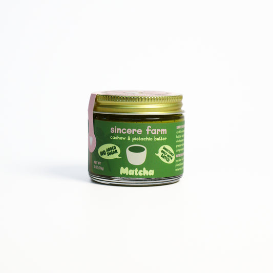 Matcha Cashew Pistachio Butter - Mini Jar
