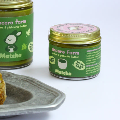 Matcha Cashew Pistachio Butter - Mini Jar